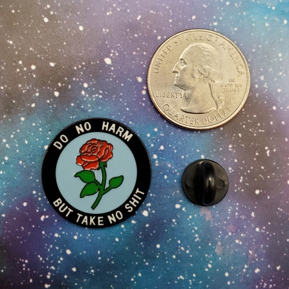 Do No Harm Enamel Pin - Picture 2 of 3